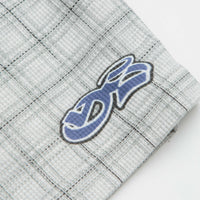 Yardsale Check Waffle Shorts - Light Grey thumbnail