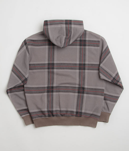 Yardsale Crib Checked Hoodie - Grey | Flatspot