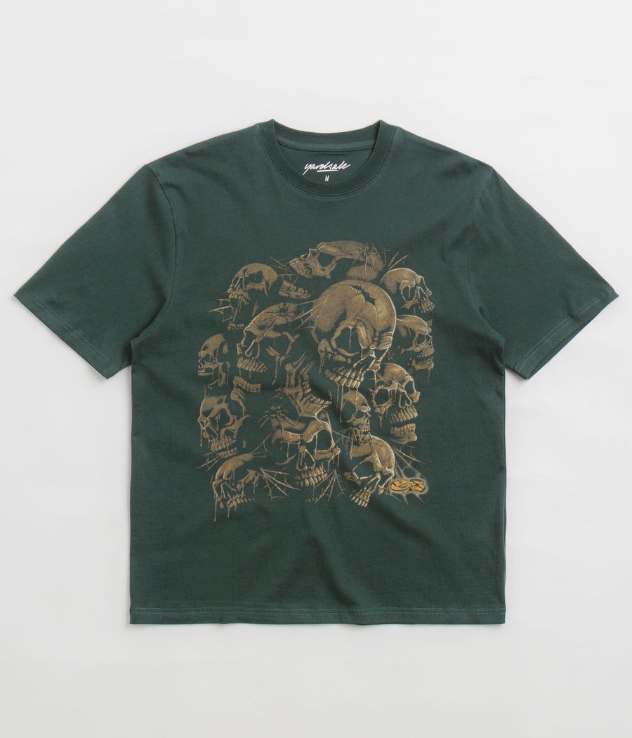 Yardsale Crypt T-Shirt in Dark Green