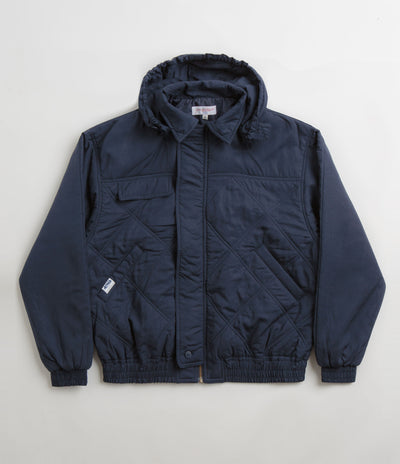 Yardsale Diamond Quilted Jacket - Blue