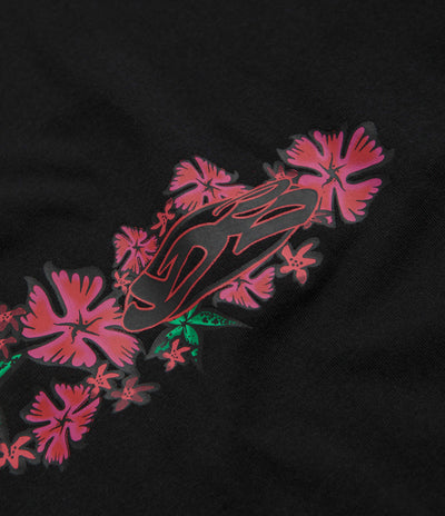 Yardsale Flower T-Shirt - Black