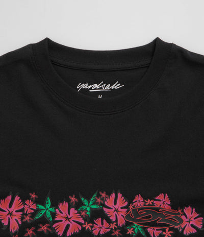 Yardsale Flower T-Shirt - Black
