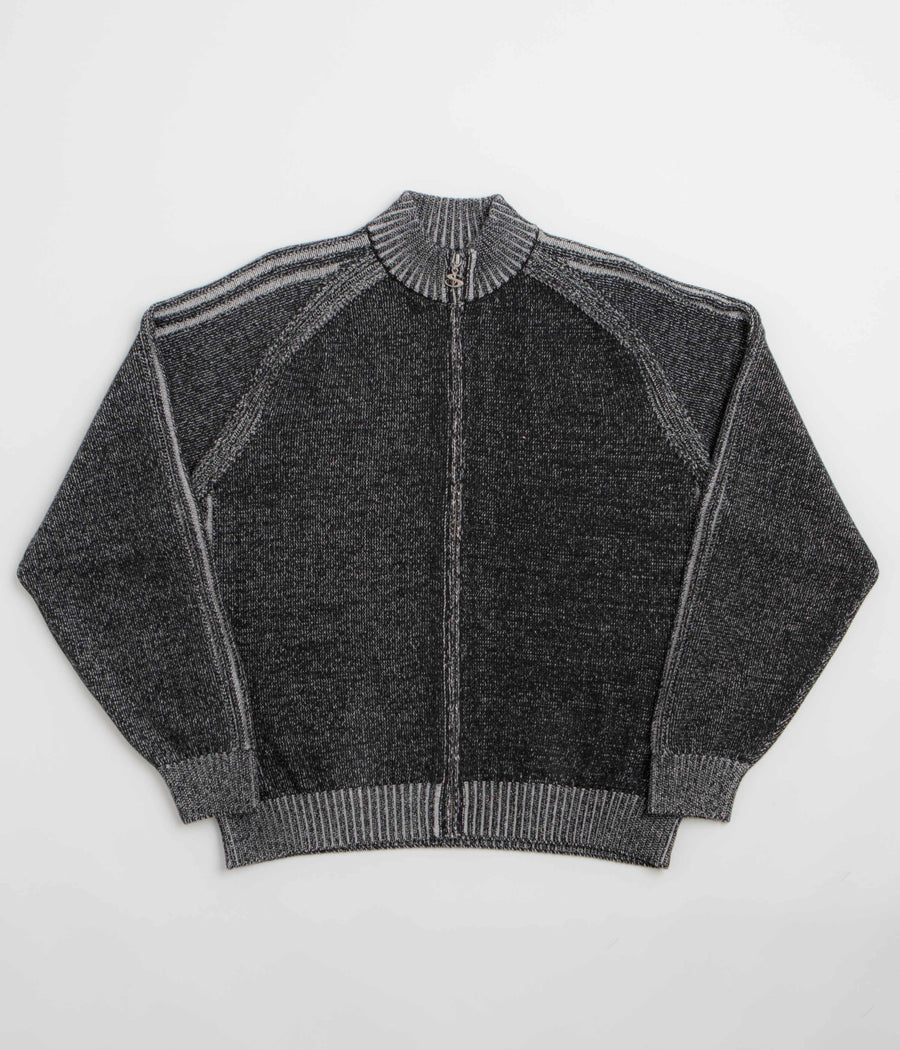 Yardsale Heathered Phantasy Full Zip Sweatshirt - Black / Stone
