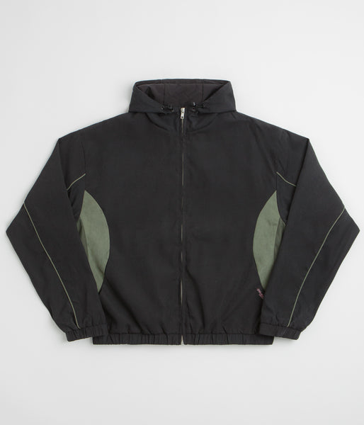 Yardsale Luna Shell Track Jacket - Black | flatspot