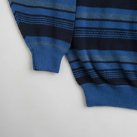 Yardsale Mirage Knit Sweatshirt - Purple / Navy thumbnail