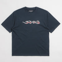 Yardsale Phantasy Flame T-Shirt - Navy thumbnail