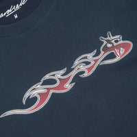 Yardsale Phantasy Flame T-Shirt - Navy thumbnail