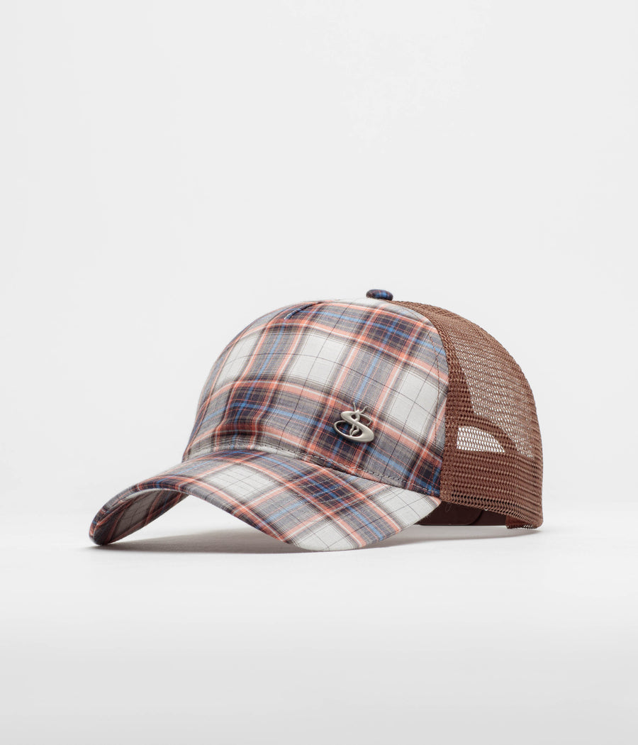 Yardsale Phantasy Plaid Cap - Brown