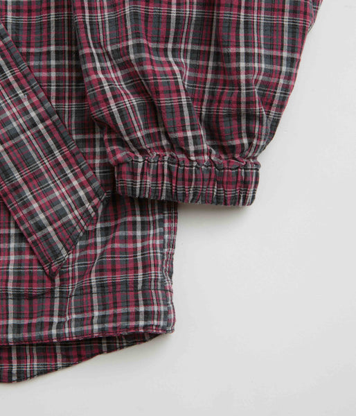 Yardsale Plaid Pullover Jacket - Black / Red - Order by 3pm for