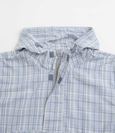 Yardsale Plaid Pullover Jacket - Blue / White