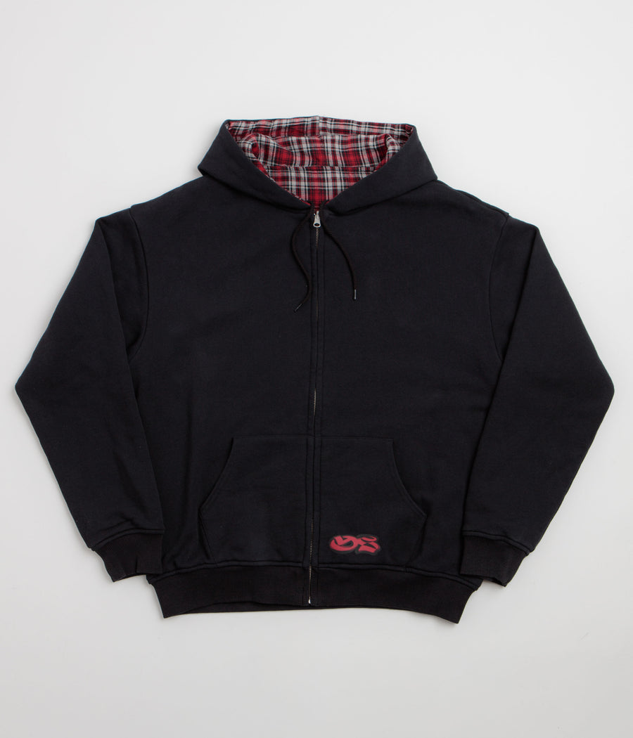 Yardsale Reversible Flannel Hoodie - Red / Black