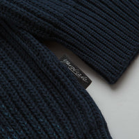 Yardsale Ripper Knit Zip Sweatshirt - Navy thumbnail