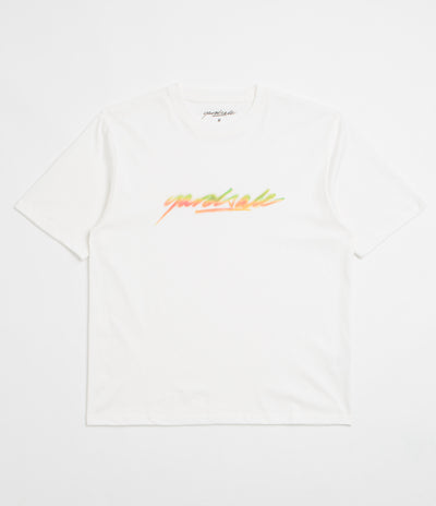 Yardsale Script Spray T-Shirt - White