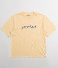 Yardsale Script T-Shirt - Yellow