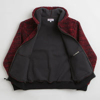 Yardsale Sherpa Fleece Hoodie - Red thumbnail