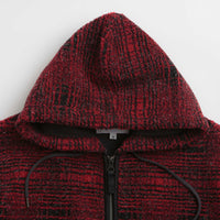 Yardsale Sherpa Fleece Hoodie - Red thumbnail