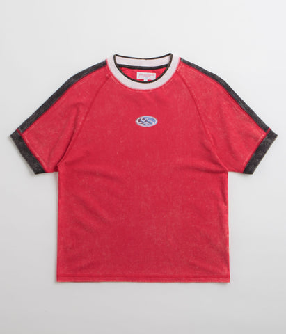 YARDSALE Wave TEE RED Tシャツ　Lサイズ yardsale-shine-t-shirt-red-