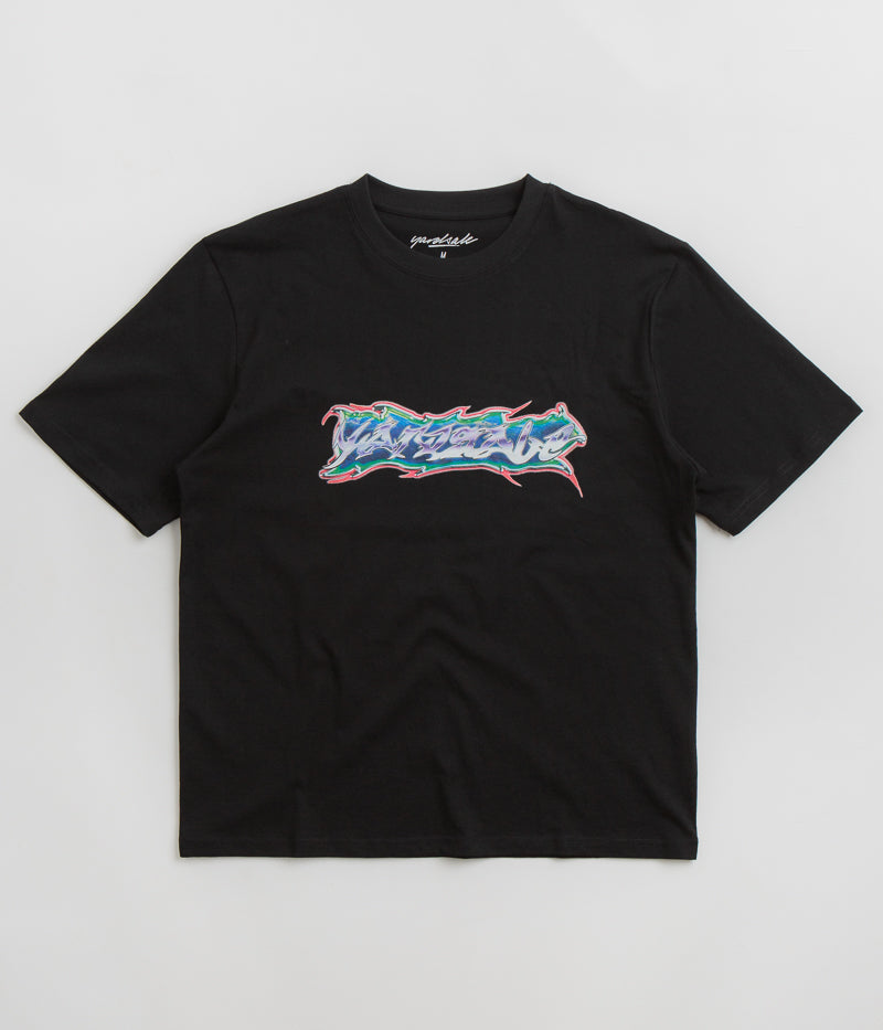 Yardsale Shiny T-Shirt - Black
