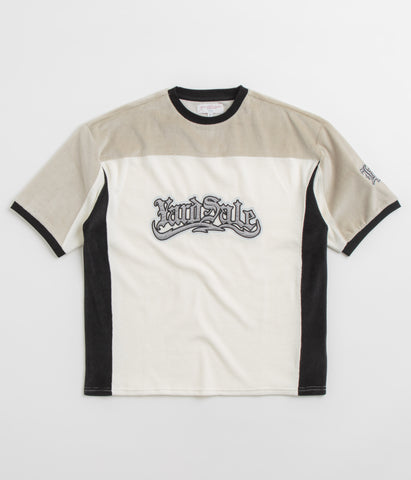 新作 【YARDSALE】ヤードセール/SIERRA VELOUR TEE Yardsale Sierra Velour T-Shirt - Cream / Tan | Flatspot