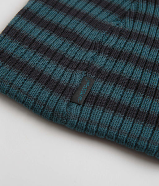 Yardsale Stripe Beanie - Blue / White | Flatspot