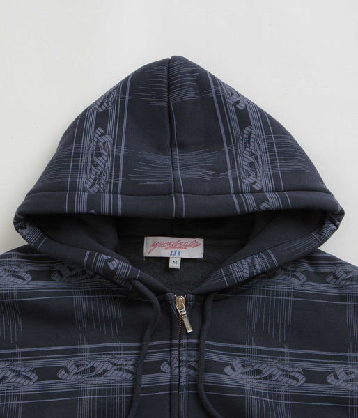 Black / Blue | Yardsale Syphon Hoodie - ALLSAINTS 'PARKER