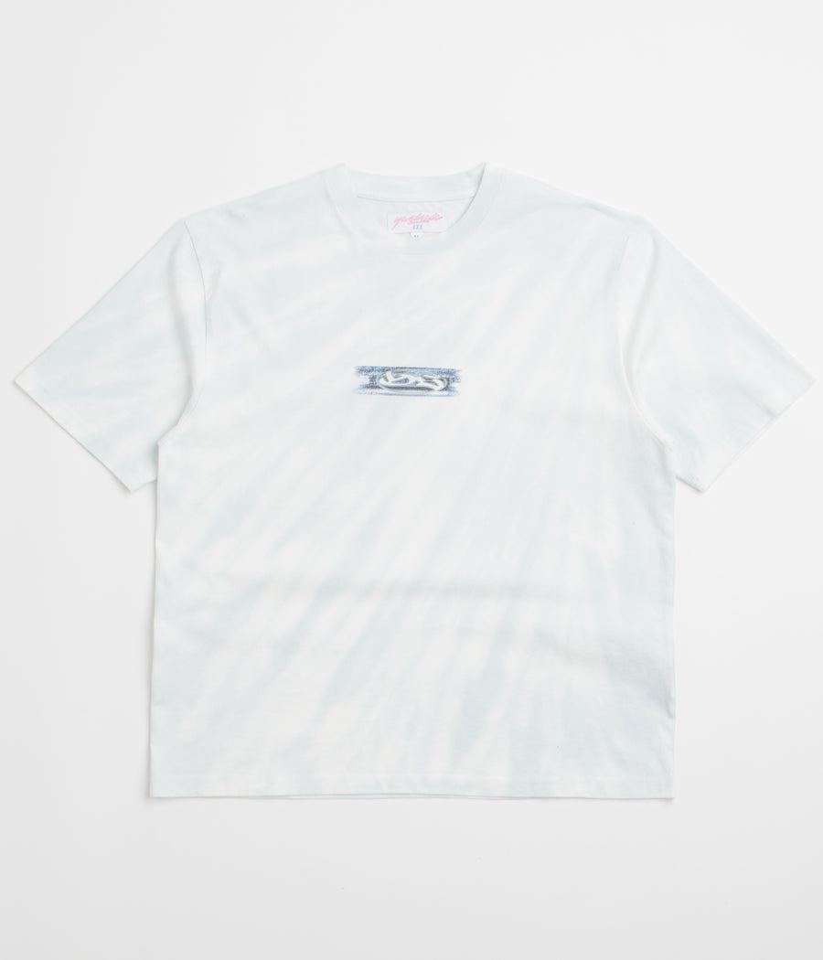 Yardsale Tie Dye Cool Waters T-Shirt in White