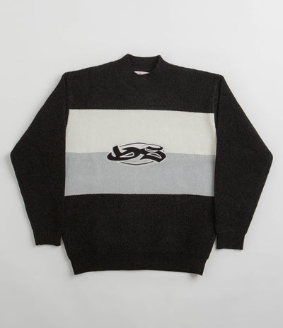 Yardsale Tri Chenille Crewneck Sweatshirt - Black / Stone