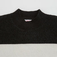 Yardsale Tri Chenille Crewneck Sweatshirt - Black / Stone thumbnail