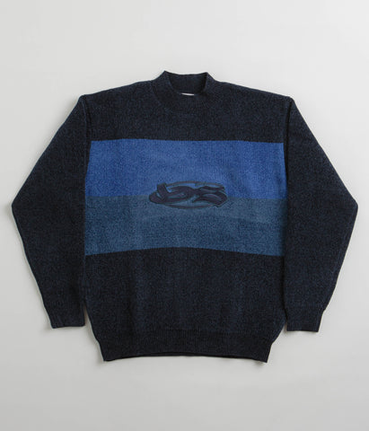 トップス YARDSALE MIRAGE KNIT BLUE SMALL Mirage Knit (Purple/Navy) – YARDSALE