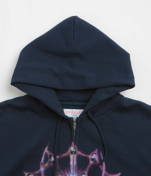 Yardsale Webber Full Zip Hoodie - Navy | Flatspot