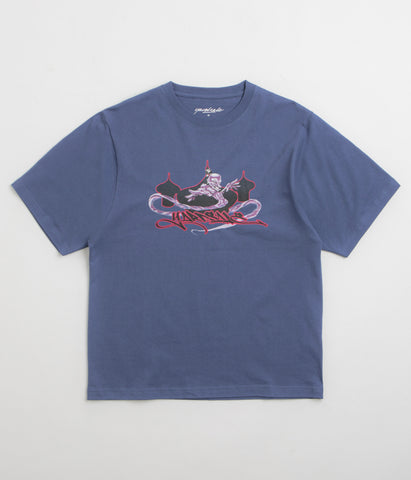 誠実 yardsale-wishes-t-shirt-indigo スケートボード
