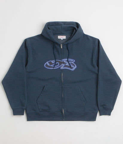 トップス YARDSALE SYPHON HOOD (BLACK/BLUE) Yardsale YS Spray Hoodie - Blue | Flatspot