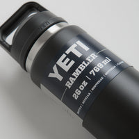 Yeti Chug Cap Rambler Bottle 26oz - Black thumbnail