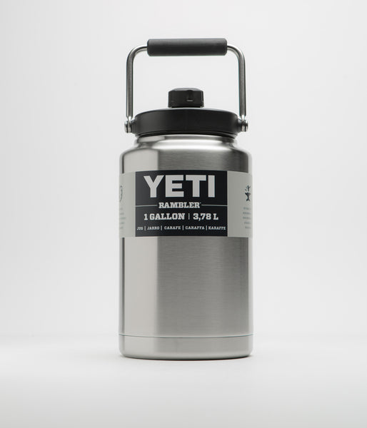 Yeti Rambler Jug 1 Gallon - Stainless Steel | flatspot