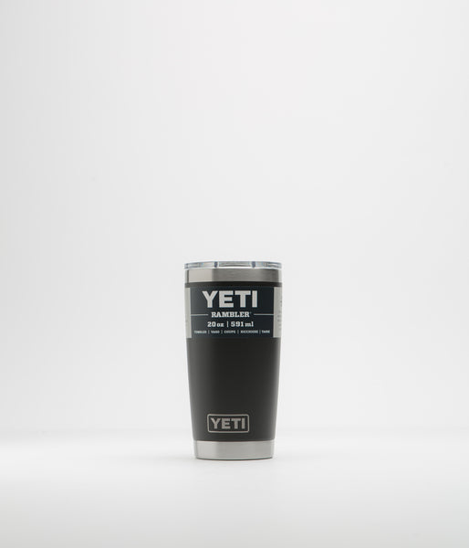 Yeti Rambler Tumbler V2 20oz - Black | flatspot