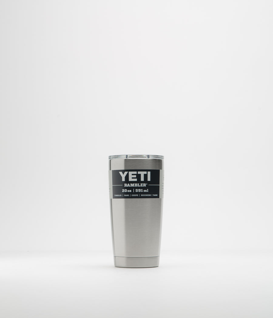 Yeti Rambler Tumbler V2 20oz in Stainless Steel