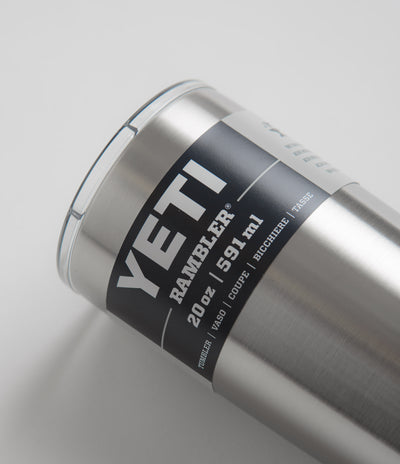 Yeti Rambler Tumbler V2 20oz - Stainless Steel