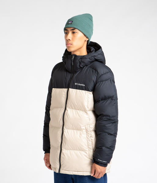 Columbia Pike Lake Hooded Jacket Ancient Fossil Black Flatspot