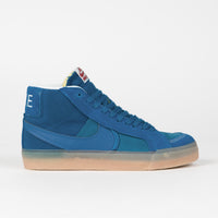 Nike SB Blazer Mid Premium Shoes - Green Abyss / Green Abyss - Phantom thumbnail
