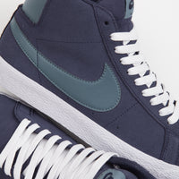Nike SB Blazer Mid Shoes - Midnight Navy / Noise Aqua - Midnight Navy thumbnail
