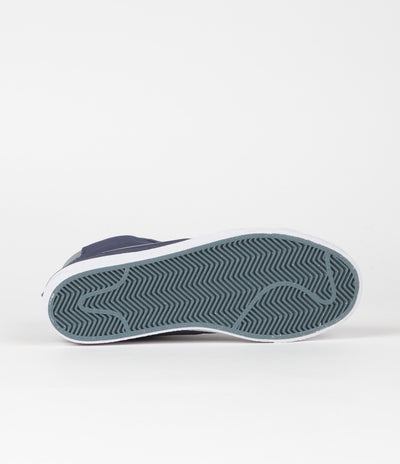 Nike SB Blazer Mid Shoes - Midnight Navy / Noise Aqua - Midnight Navy