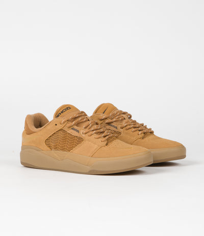 Nike SB Ishod Shoes in Flax and Wheat and Flax - Gum Light Brown