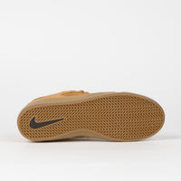 Nike SB Ishod Shoes in Flax and Wheat and Flax - Gum Light Brown thumbnail