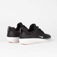 Nike SB Nyjah 3 Shoes in Black and White and Black - Summit White thumbnail