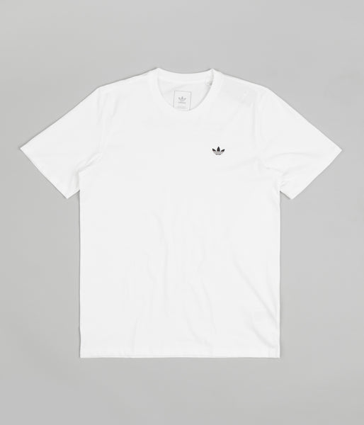 ★adidas★ skate tee white adidas Skate 4.0 Logo White T-Shirt | Zumiez