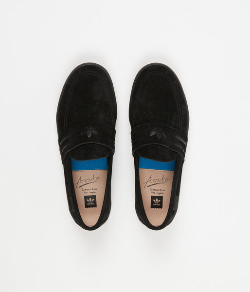 Adidas Acapulco Shoes Core Black Core Black Gum4 Flatspot