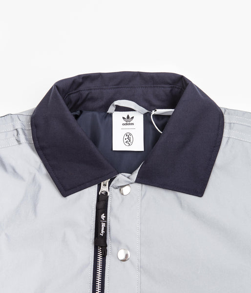 Adidas Blondey Coach Jacket - Reflective Silver / Mineral