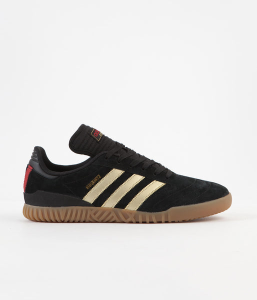 Adidas Busenitz Indoor Super Shoes Core Black Gold Metallic