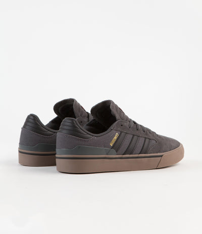 Adidas Busenitz Vulc II Shoes in Grey Six and Core Black / Gum5