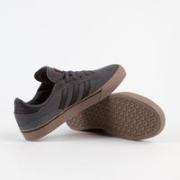 Adidas Busenitz Vulc II Shoes in Grey Six and Core Black / Gum5 thumbnail
